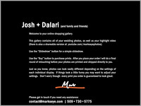 Josh + Dalari | Welcome