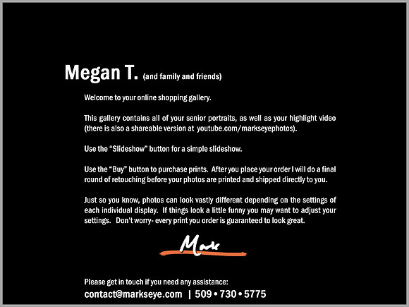 Megan T | Welcome