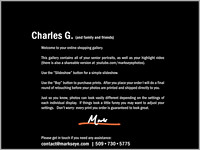 Charles G | Welcome
