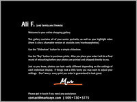 Ali F | Welcome