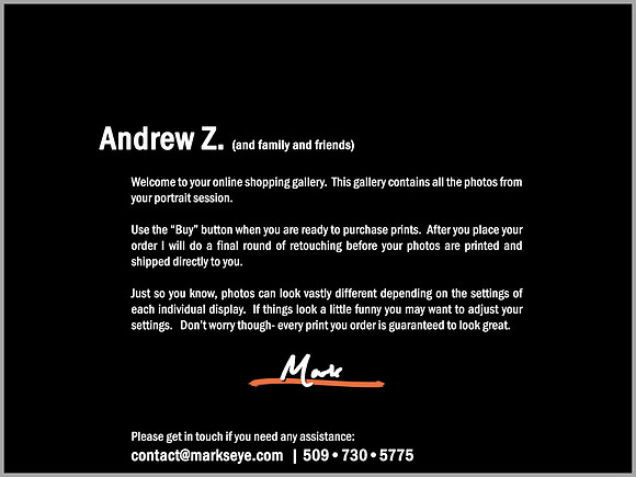 Andrew Z | Welcome