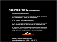 Anderson Family | Welcome