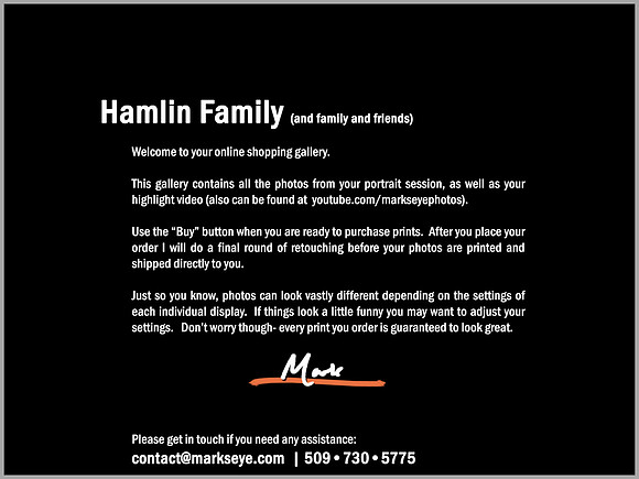 Hamlin Family | Welcome