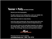 Tanner + Polly | Welcome
