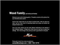 Wood Family | Welcome