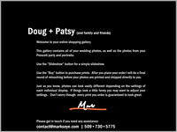 Doug + Patsy | Welcome